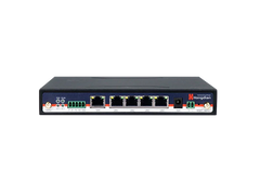 Hongdian industrial IoT router with multiple Ethernet ports and LED indicators, front view