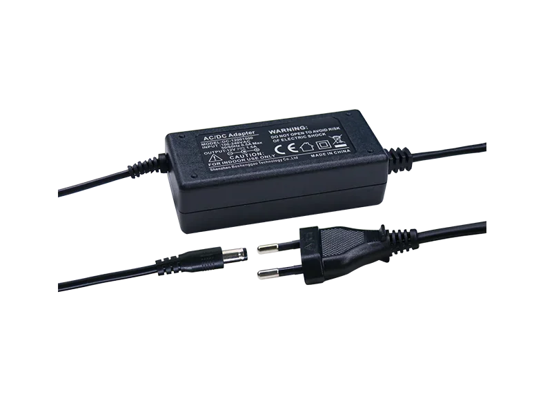 Hongdian AC/DC power adapter with European plug for industrial IoT routers