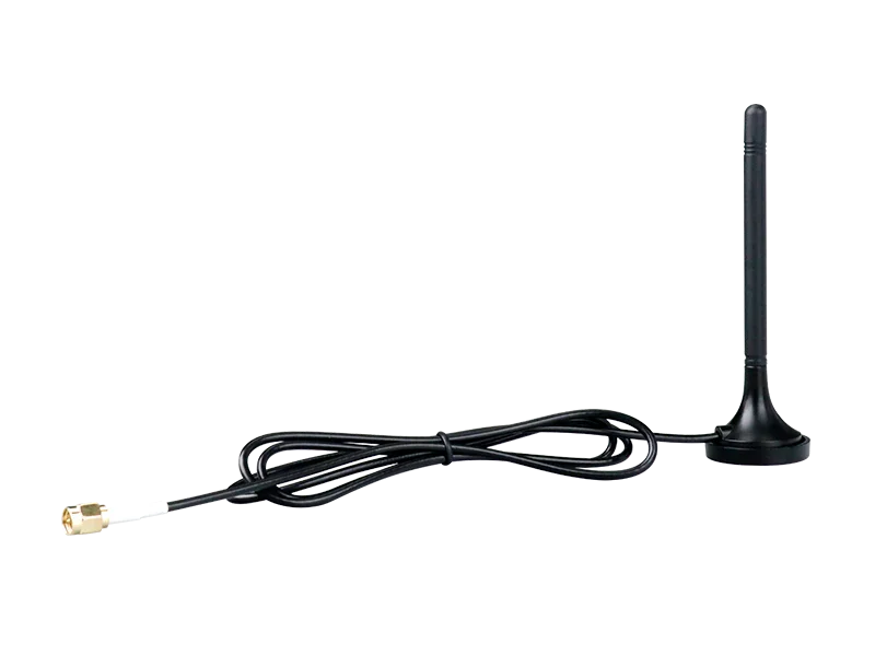 Hongdian black magnetic antenna with coaxial cable for industrial IoT routers and gateways